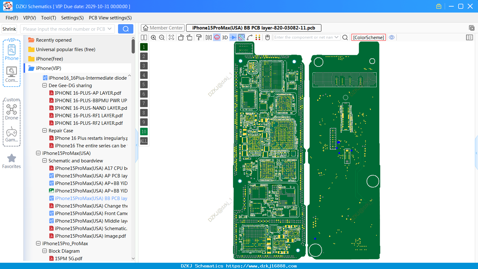 IPhone15ProMax(USA) BB PCB Layer-820-03082-11